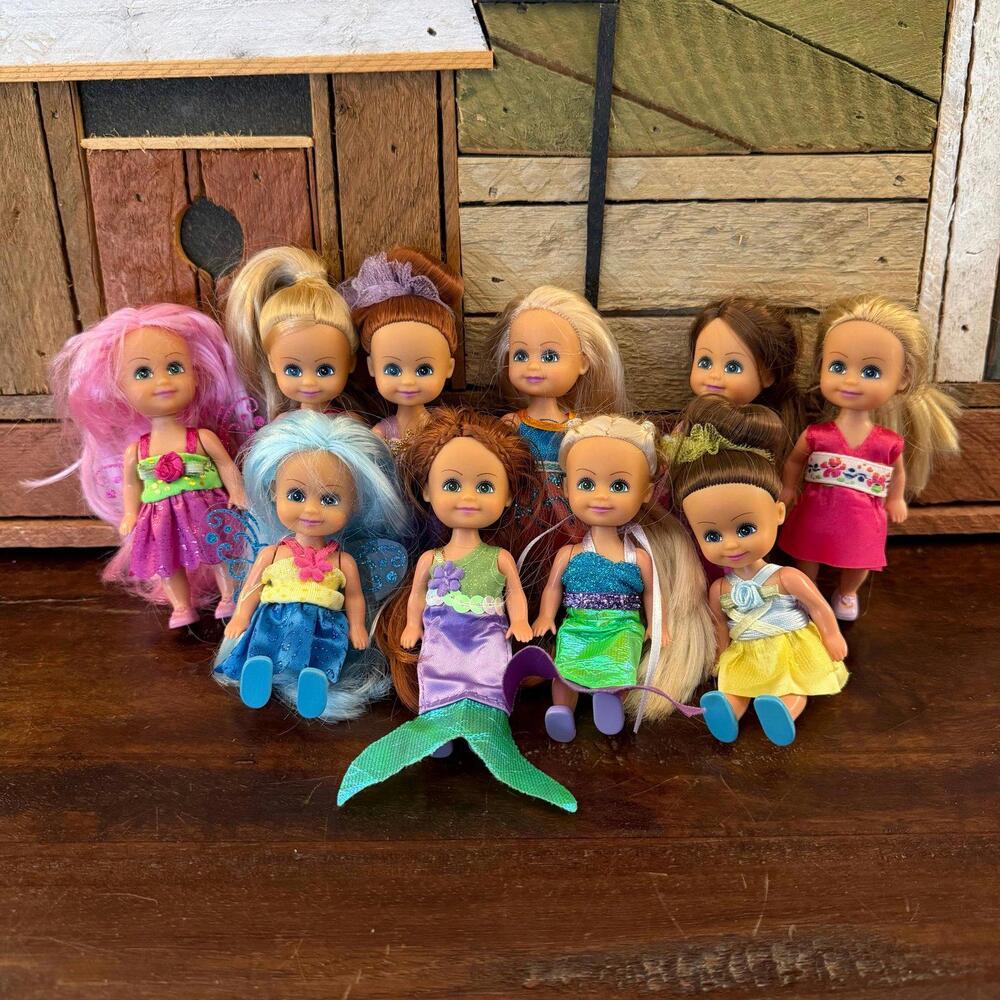 Funville ZURU‎ Sparkle Girlz Little Friends Mini Doll Set Lot